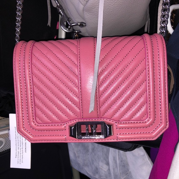 Rebecca Minkoff Small Love Crossbody Fig NWT - Picture 4 of 9